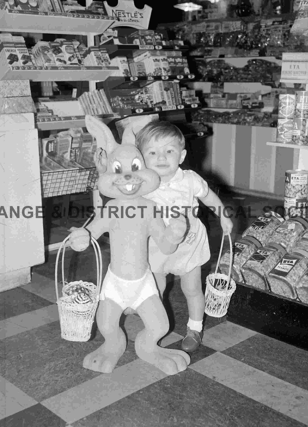 Easter Bunny at Western Stores