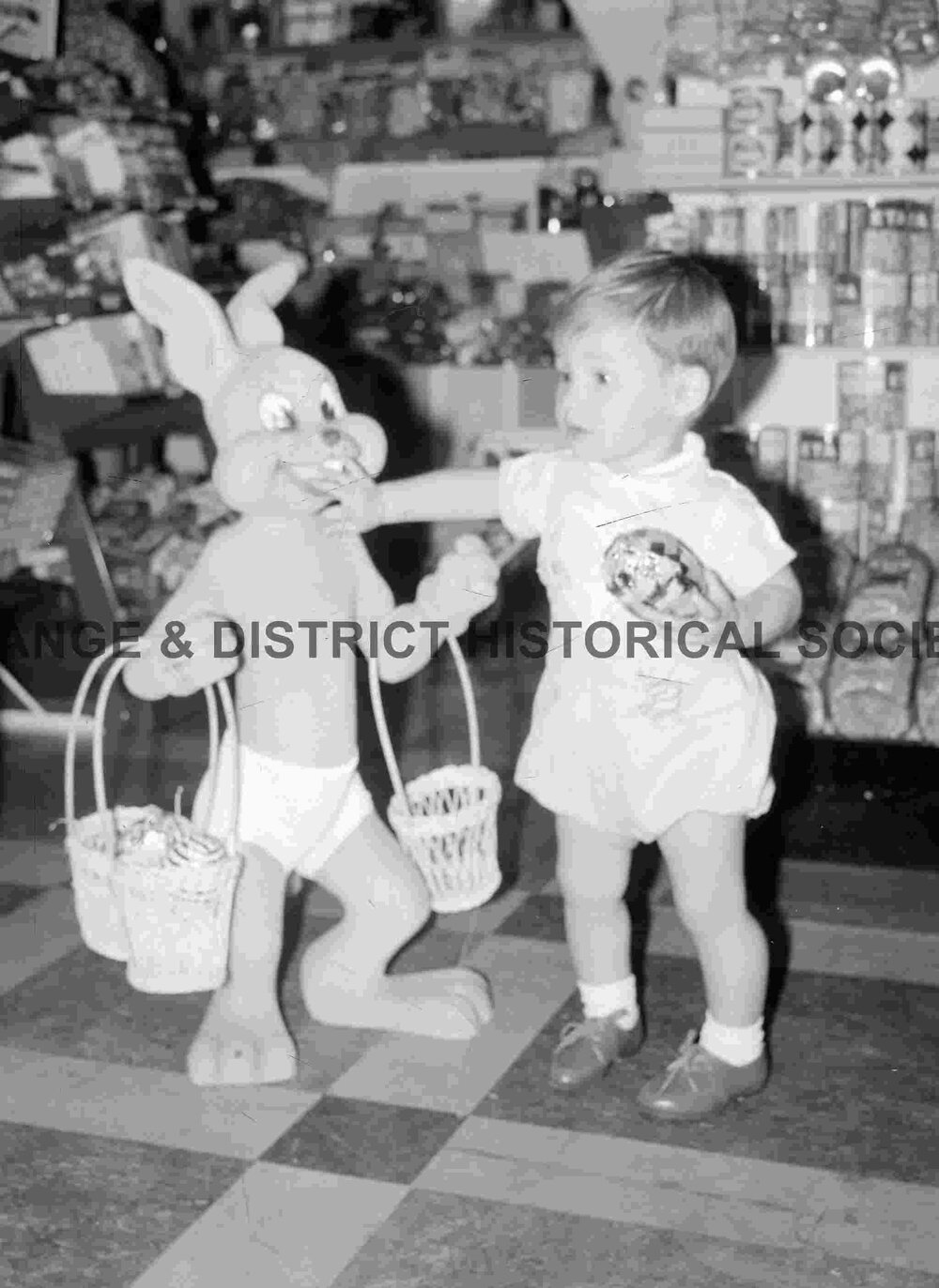 Easter Bunny at Western Stores