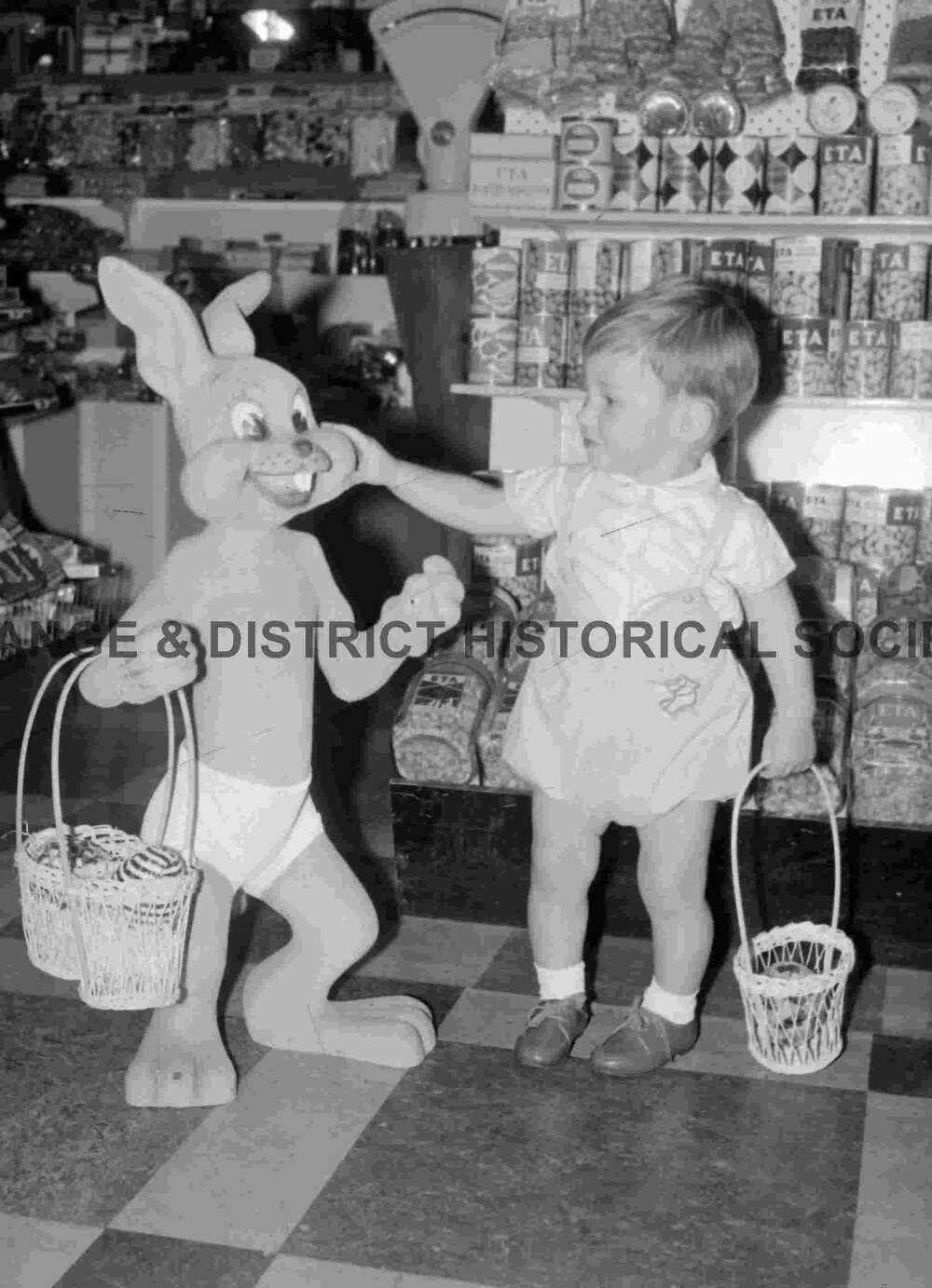 Easter Bunny at Western Stores