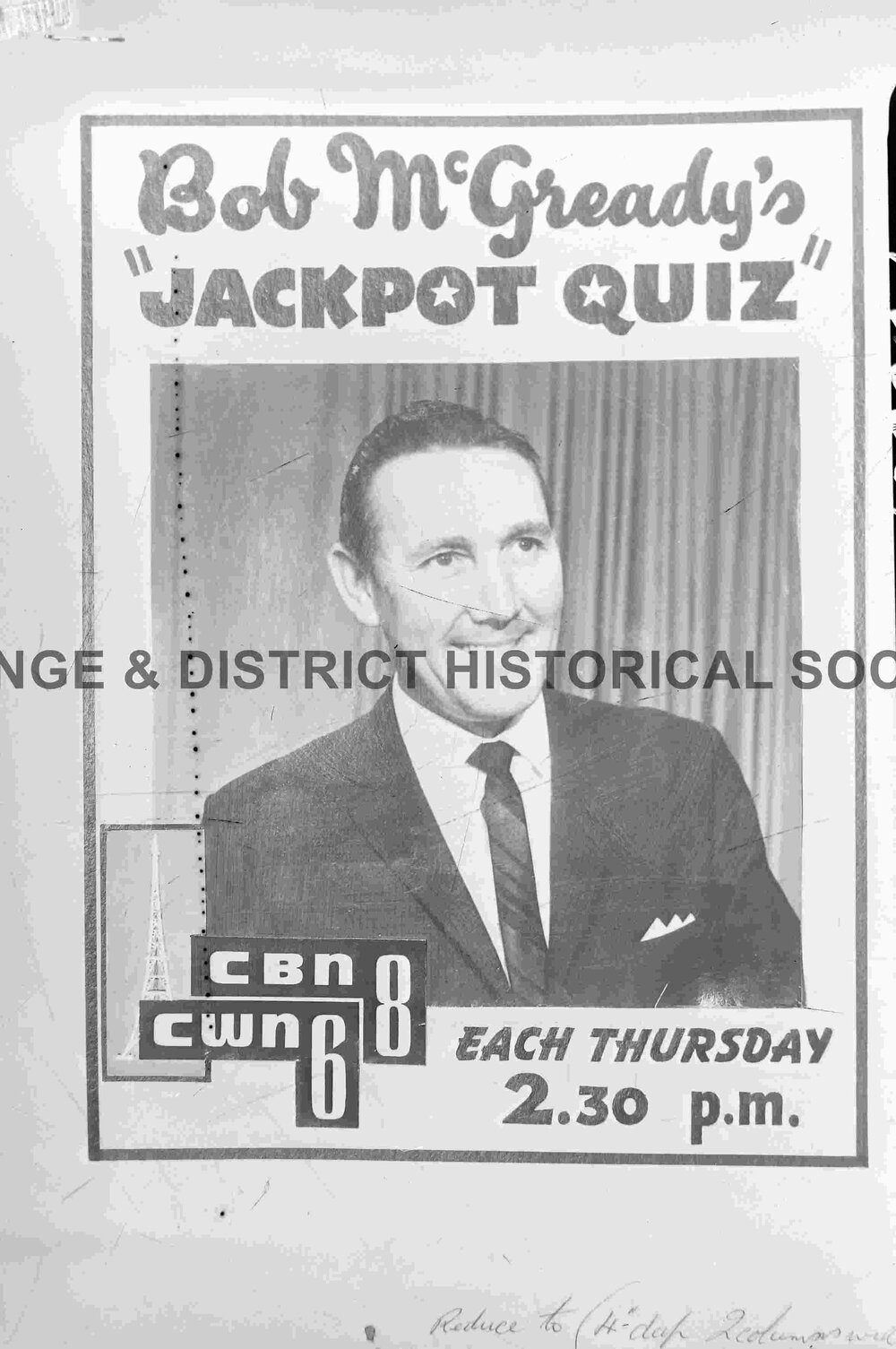 Copy Bob McGready's Jackpot Quiz for Burch's Parkes