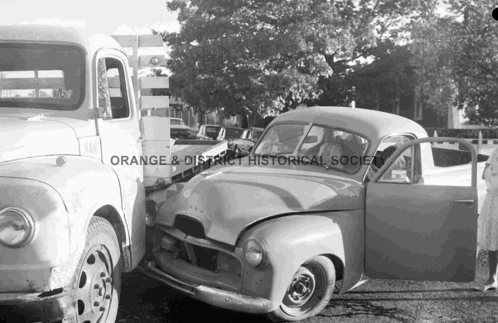 Two-car accident