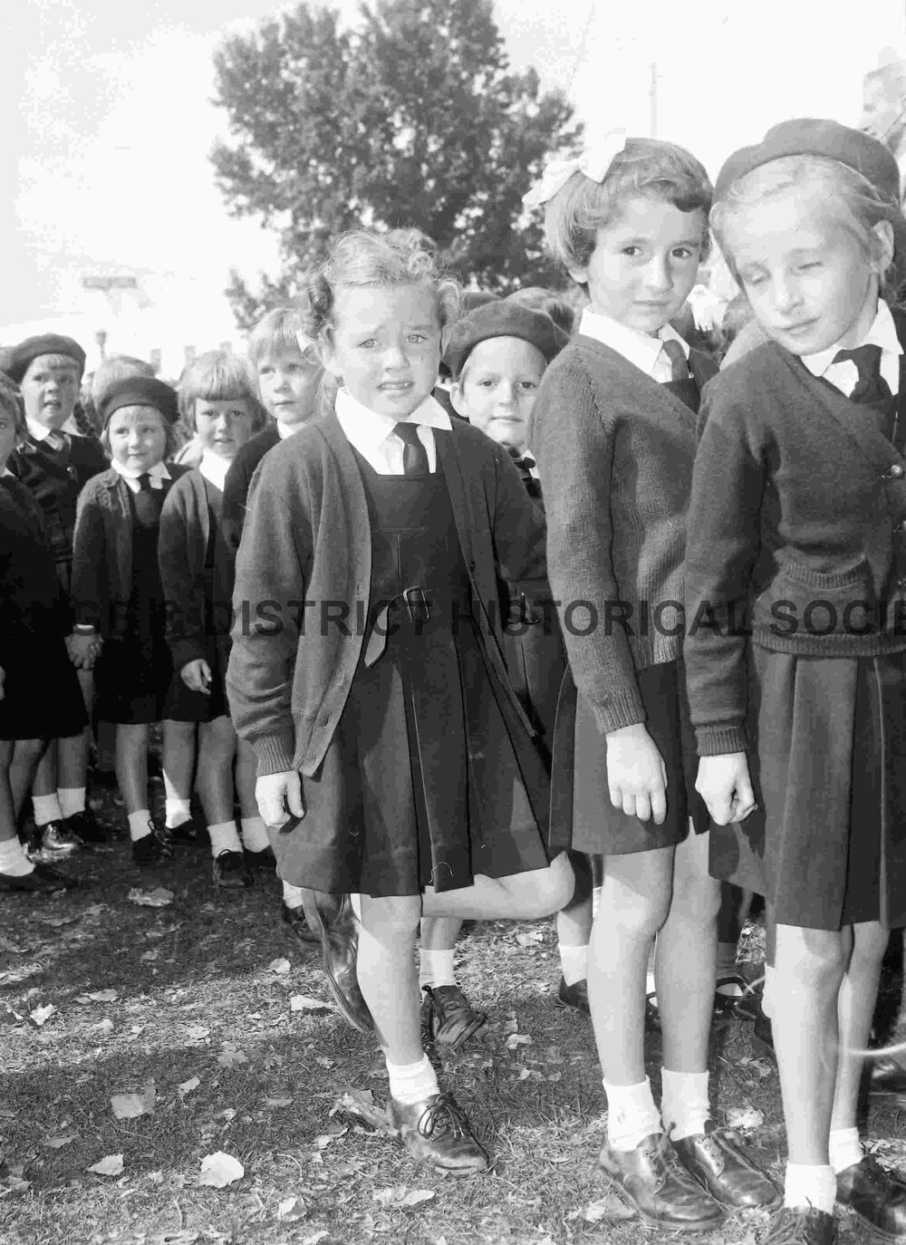 Infants School children at Anzac Day service