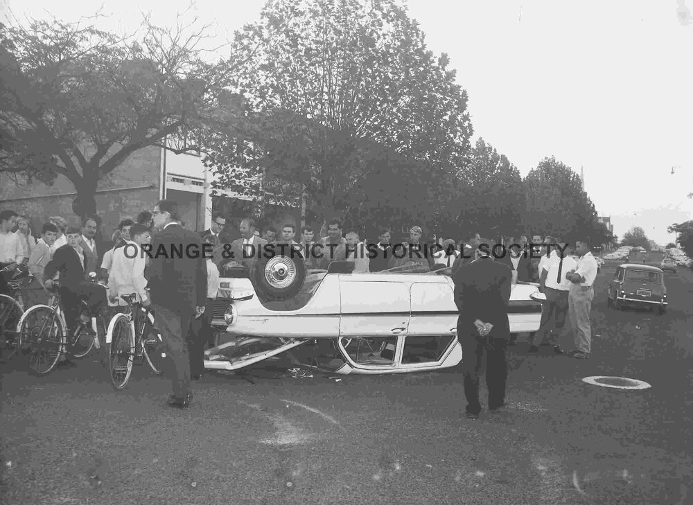 Two-car accident