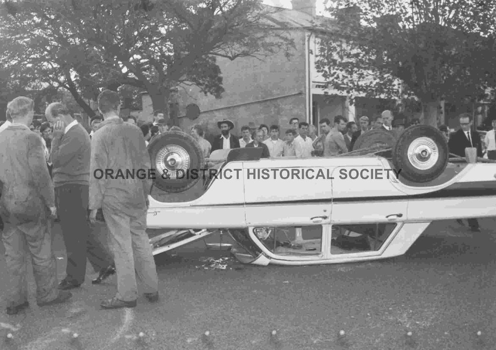 Two-car accident