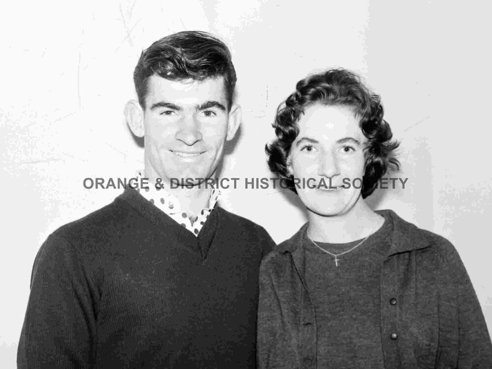 Alfred Chown and Barbara Hennessy engagement