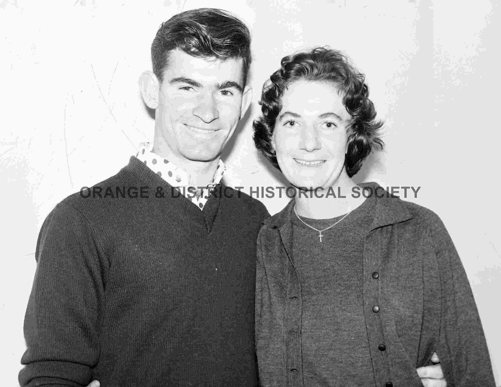 Alfred Chown and Barbara Hennessy engagement
