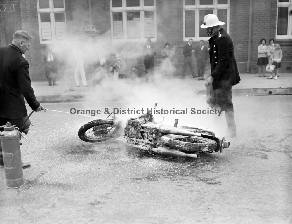 Motorcycle accident in Summer Street