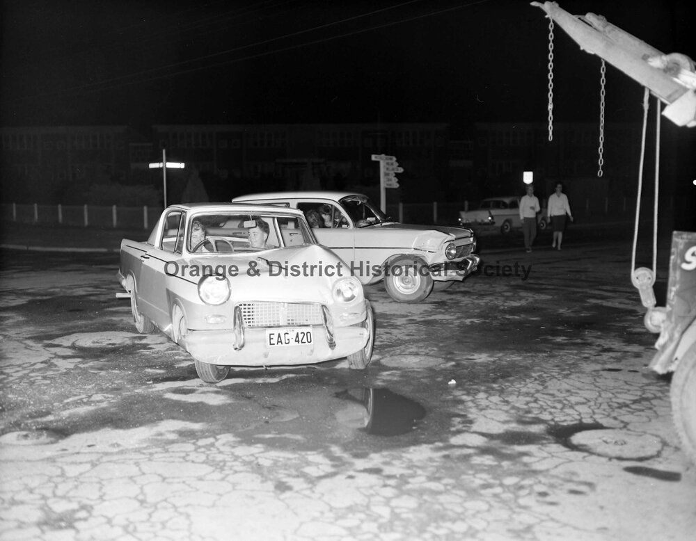 Two-car accident