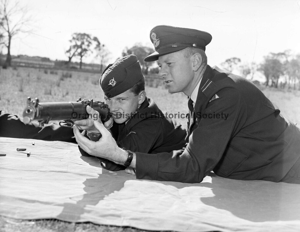 Air Training Corps rifle training