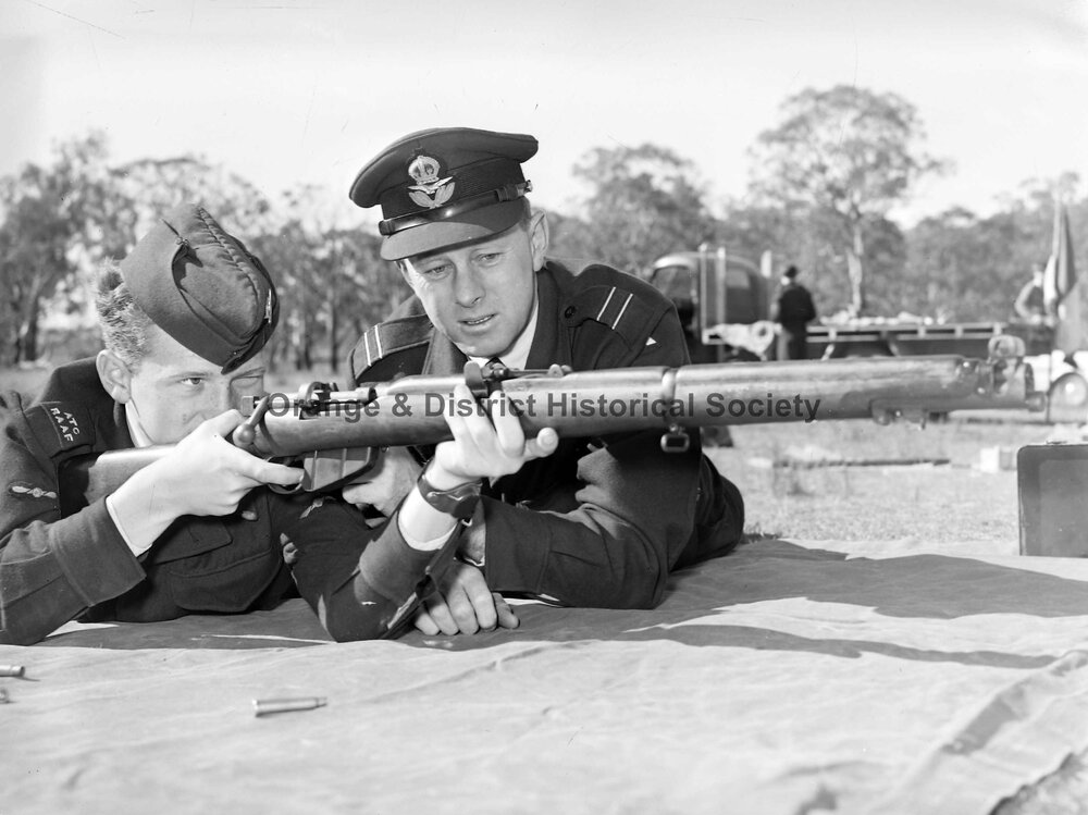 Air Training Corps rifle training