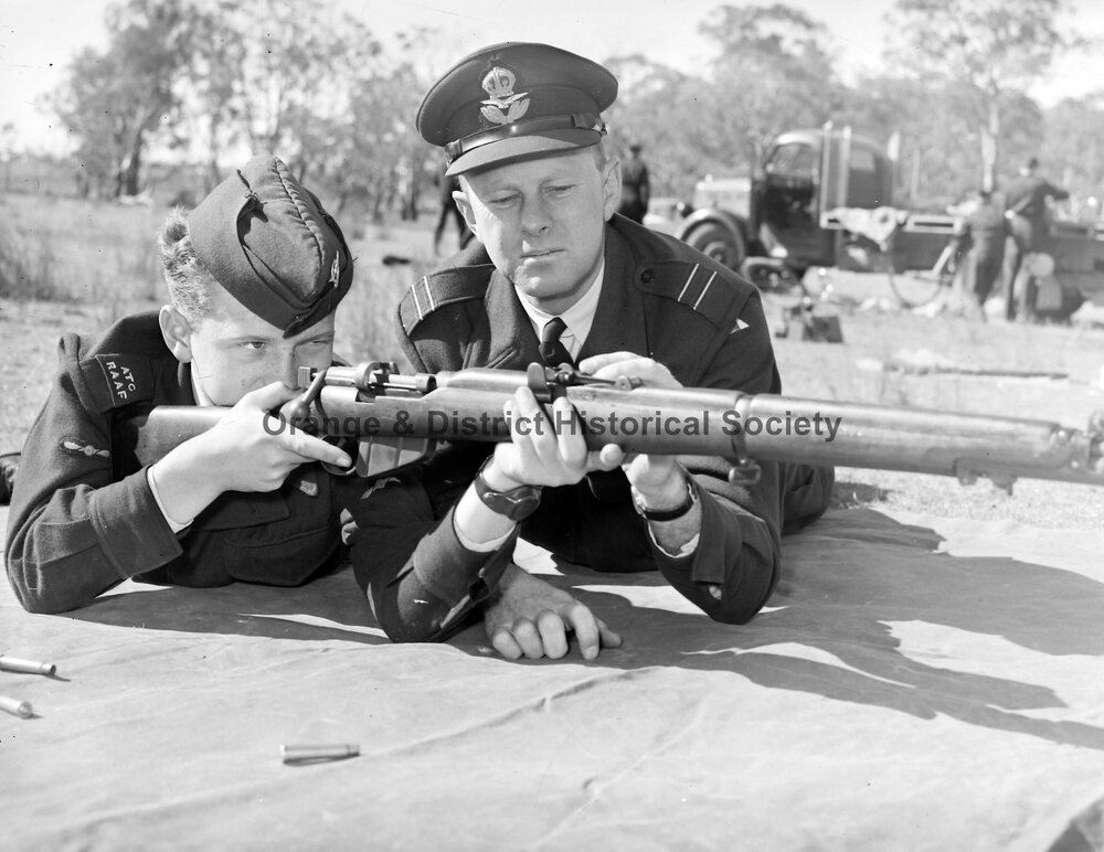 Air Training Corps rifle training