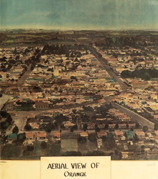Aerial view of Orange