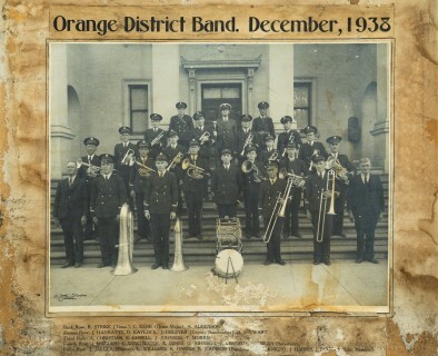 Orange District Band, December 1938