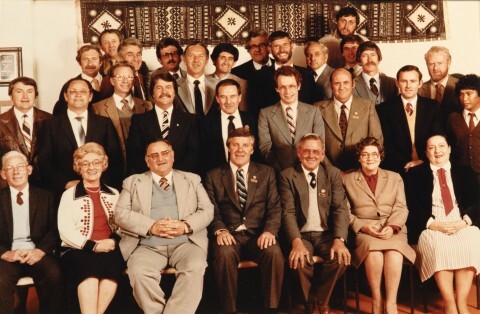 Orange City Council Members and Senior Staff 1983