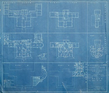 Blueprints - Alterations and Additions to Duntryleague, for the Orange Country Golf Ltd, Orange