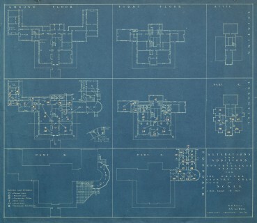 Blueprint - Alterations and Additions to Duntryleague, for the Orange Country Golf Ltd, Orange