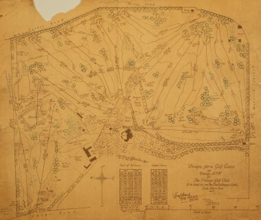 Design for Golf Course at Orange NSW, for the Orange Golf Club to be laid out on the Duntryleague Estate