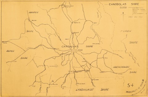 Map of Canobolas Shire
