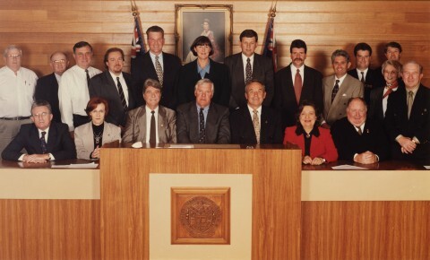 Orange City Council Members and Senior Staff 1995