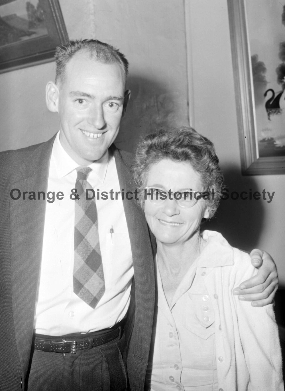Party at Mrs Wolfe's home for K Sharpe &amp; B Eggleston