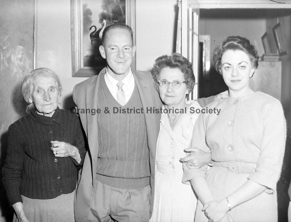 Party at Mrs Wolfe's home for K Sharpe &amp; B Eggleston