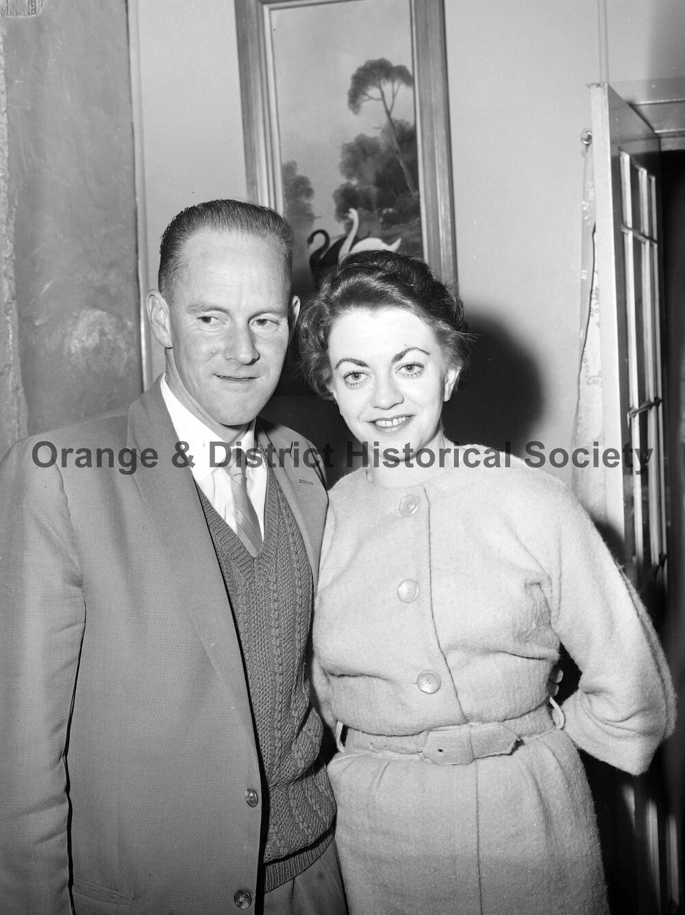 Party at Mrs Wolfe's home for K Sharpe &amp; B Eggleston