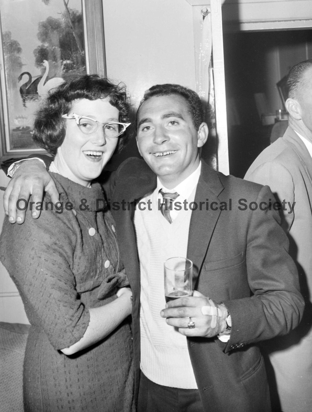 Party at Mrs Wolfe's home for K Sharpe &amp; B Eggleston