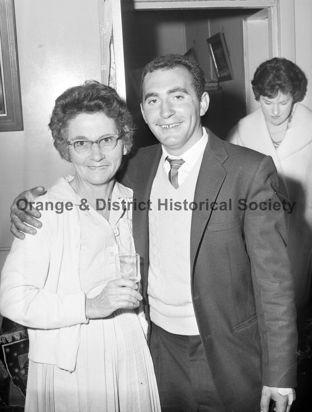 Party at Mrs Wolfe's home for K Sharpe &amp; B Eggleston