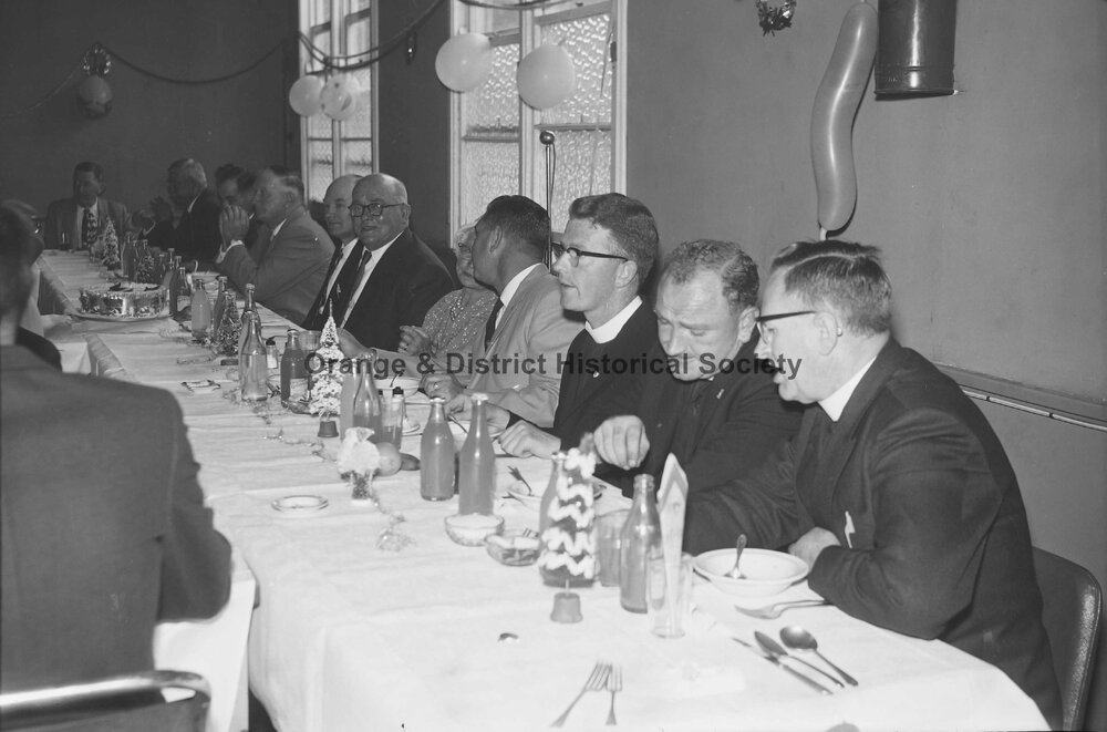 Pensioners' Christmas dinner at Email factory