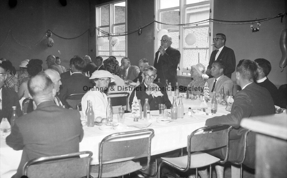 Pensioners' Christmas dinner at Email factory