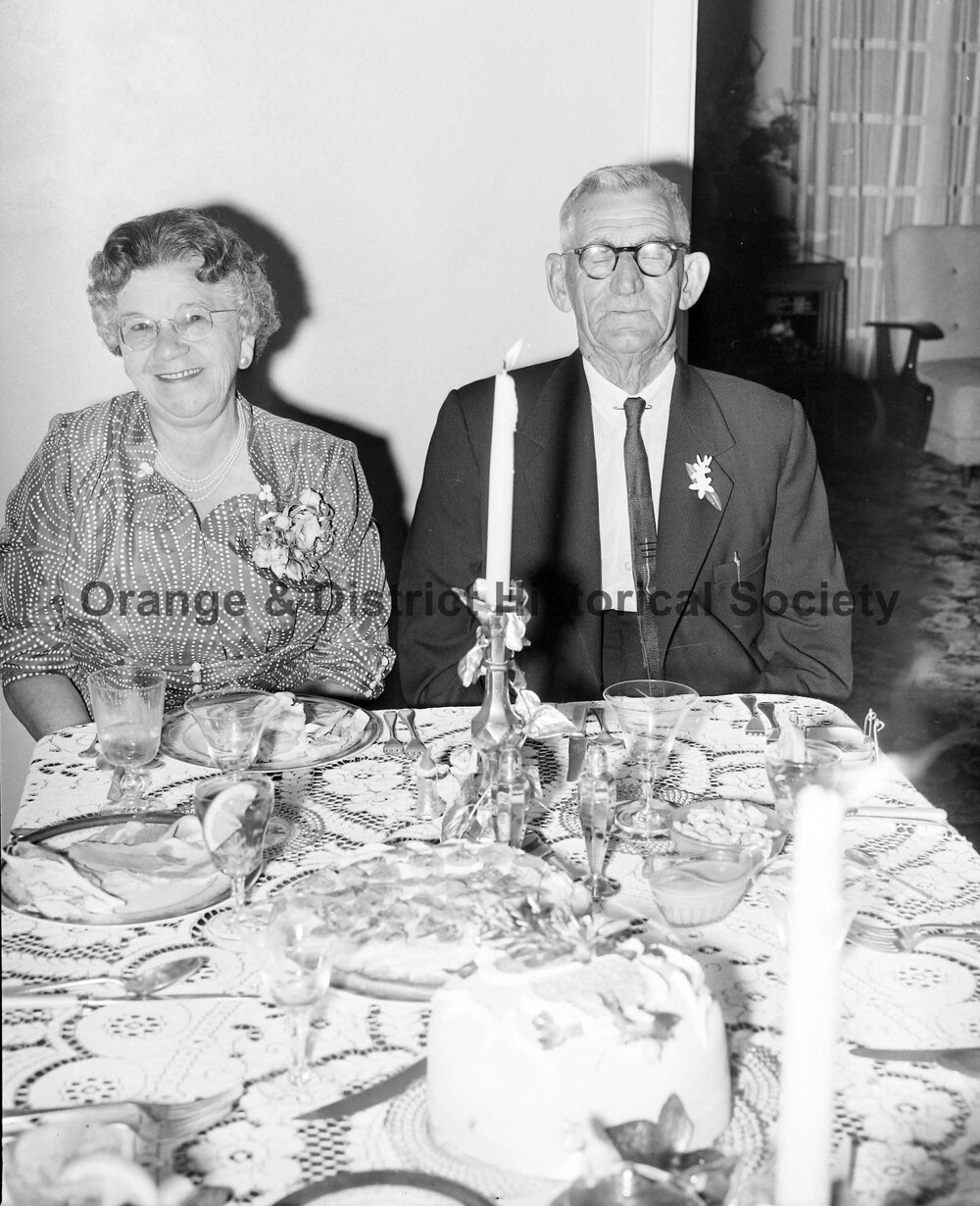 Bill and Mary Ann Blowes Golden wedding anniversary