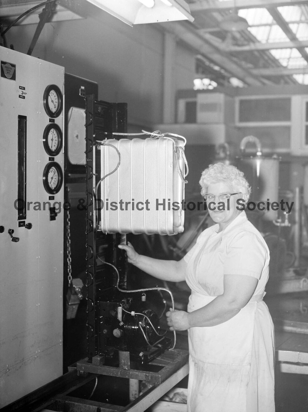 Female factory worker