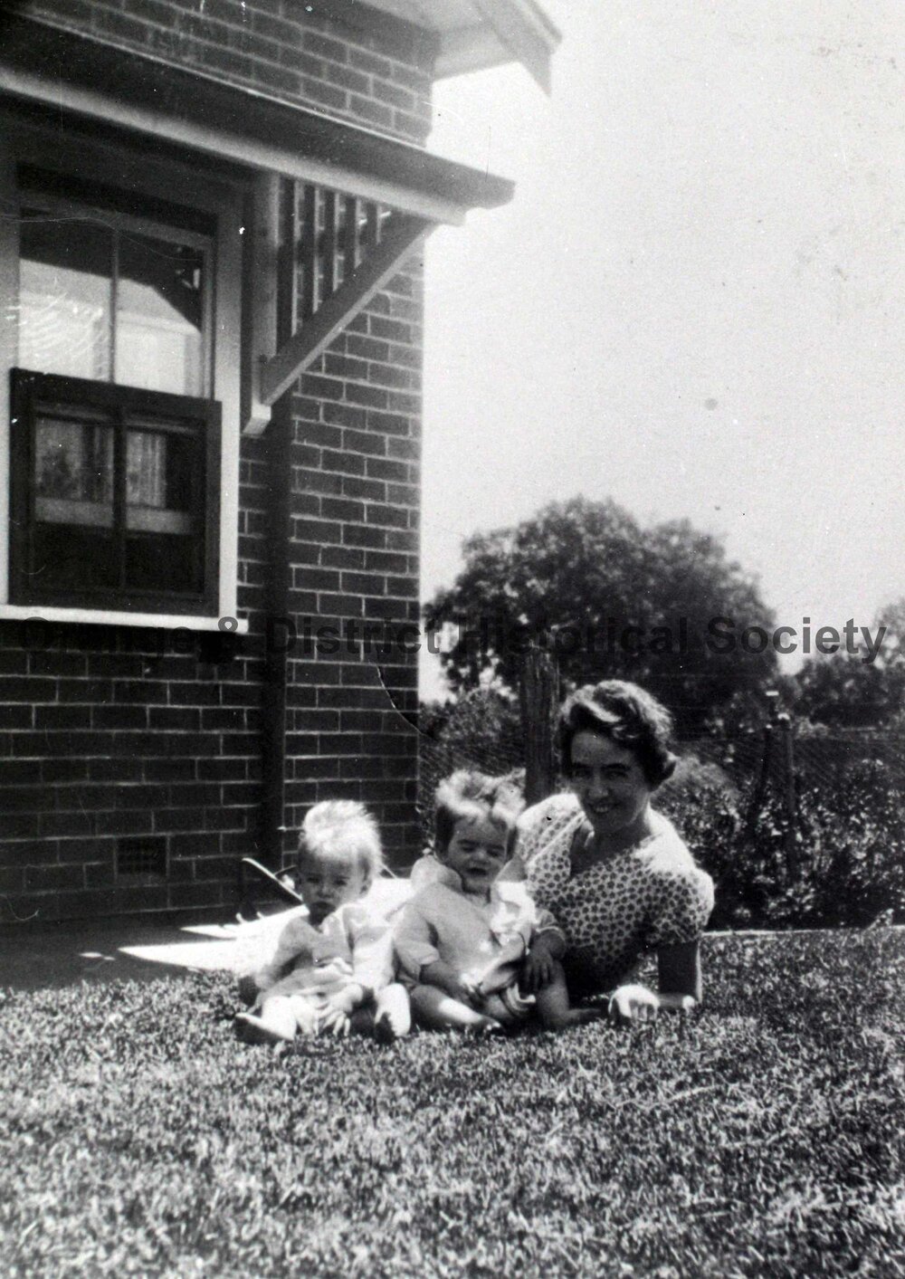 Mother and children