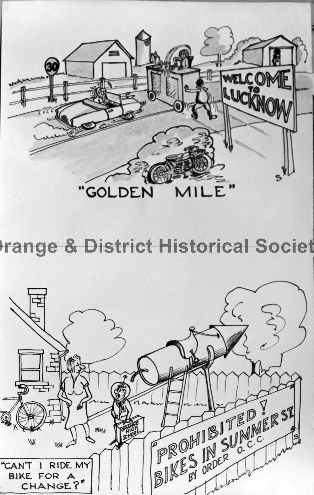 Road safety cartoons