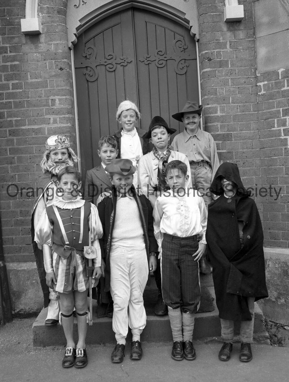 Kids in fancy dress at Rural School