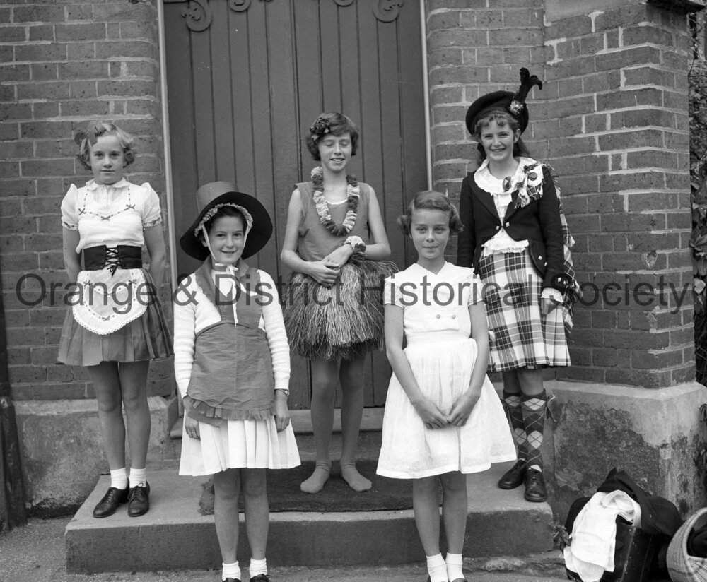 Kids in fancy dress at Rural School