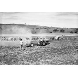 Spraying at Field Days