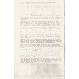 Minutes of a Meeting of Board of Directors of Orange Festival of Arts held at the Orange Civic Centre at 8.00 pm 15th December, 1980