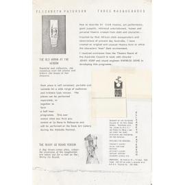 Elizabeth Paterson Three Masquerades