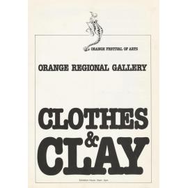 Orange Festival of Arts Orange Regional Gallery Clothes & Clay