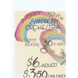 Sydney Youth Symphony Orchestra Orange Civic Centre Saturday 30th March