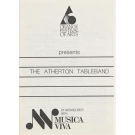 Orange Festival of Arts presents The Atherton Table and by arrangement with Musica Viva