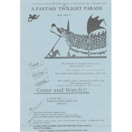 Celebrate the end of The Orange Festival of Arts with A Fantasy Twilight Parade