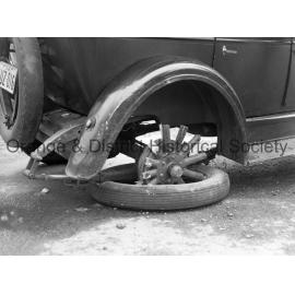 Cars after collision corner Summer|Sampson Street