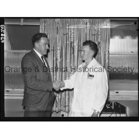 Mr P J W Cottrell (left) and Roger Russell