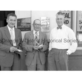 Lyle Henrick, Tom Martin & Jeff Murray at Jockey Club office