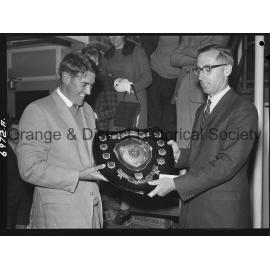 Presentation of squash trophies