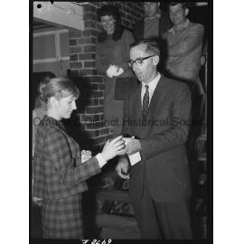 Presentation of squash trophies