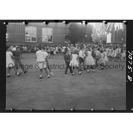 Folk Dancing at Orange Rural School