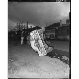 Accident at corner of March and Sale Streets
